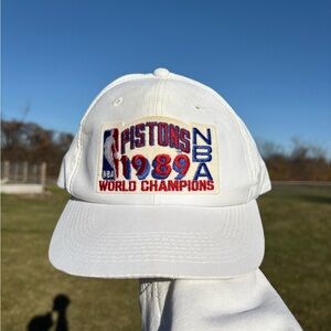Vintage 1989 Detroit Pistons NBA World Champions Sports Specialties Snapback Hat